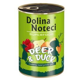 Dolina Noteci Premium SuperFood jeleň a kačka 400g