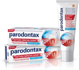 Glaxosmithkline Parodontax Aktívna obnova ďasien Fresh Mint 2x75ml