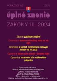 Aktualizácia III/3 2024 - Sociálne poistenie, minimálna mzda a mzdové nároky