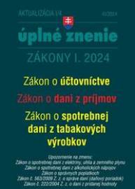 Aktualizácia I/4 2024 - daňové a účtovné zákony