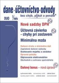 DUO 1/2025 - Nové sadzby DPH pre rok 2025