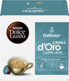 Dallmayr Crema d‘Oro CAFFE LATTE Dolce Gusto 16ks