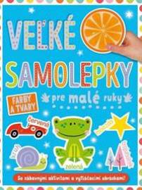 Farby a tvary - veľké samolepky pre malé ruky