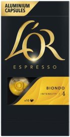 L''or Biondo Nespresso 10ks