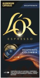 L''or Espresso Colombia Decaffeinato 10ks