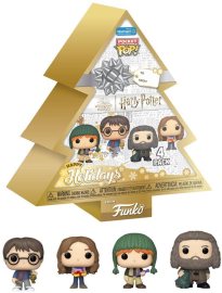 Funko Pop! Keychains 4 Pack Harry Potter Happy Holidays Tree Box 4 cm