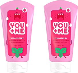 You Me Strawberry so šťavnatou jahodovou arómou 2x150ml