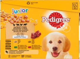 Pedigree Adult kuracie & hovädzie s králičím & morčacie s mrkvou v šťave 12x100g