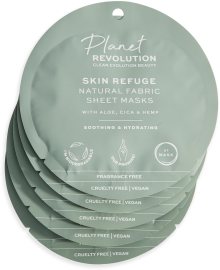 Revolution Planet Soothing & Hydrating Aloe Fabric Sheet Mask 5ks