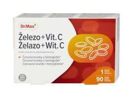 Dr. Max Pharma Železo + Vitamín C 90tbl