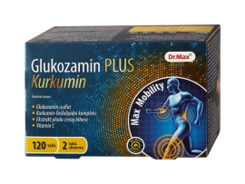 Dr. Max Pharma Glukozamín PLUS Kurkumín 120tbl