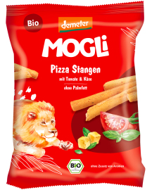 Mogli Bio pizza tyčinky s paradajkami a syrom s certifikáciou Demeter 75g