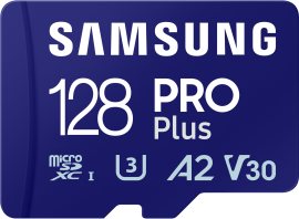 Samsung Micro SDXC PRO Plus + SD adaptér 128GB