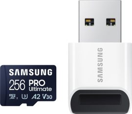 Samsung Micro SDXC PRO Ultimate + USB adaptér 256GB