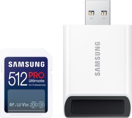 Samsung SDXC PRO Ultimate + USB adaptér 512GB