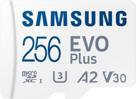 Samsung Micro SDXC EVO Plus + SD adaptér 256GB