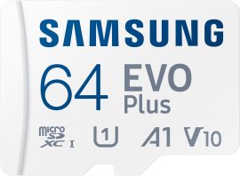 Samsung Micro SDXC EVO Plus + SD adaptér 64GB