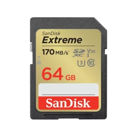 Sandisk SDXC Extreme UHS-I U3 64GB